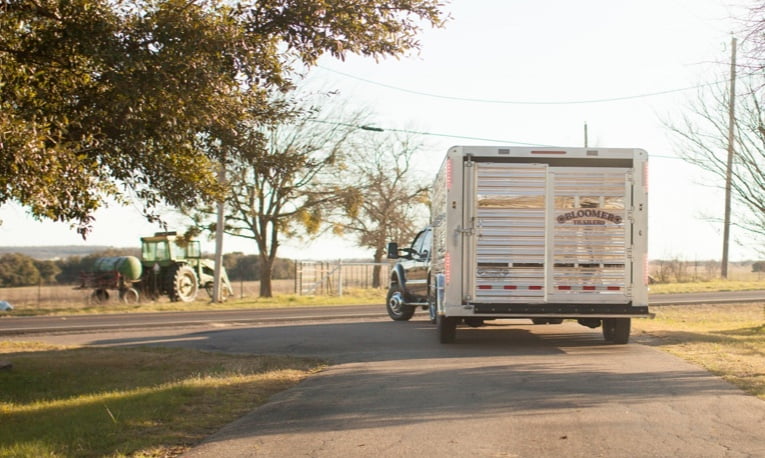 Back of Bloomer trailer